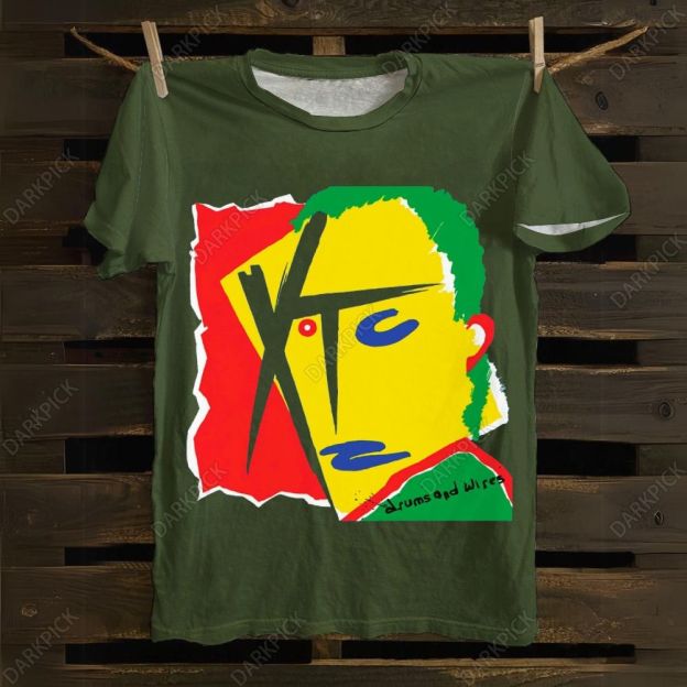 Cotton XTC Band Drums and Wires T-shirt