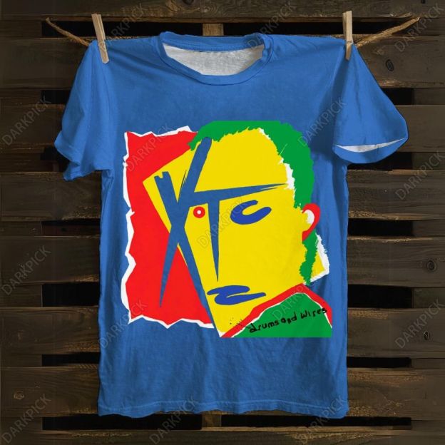 Cotton XTC Band Drums and Wires T-shirt