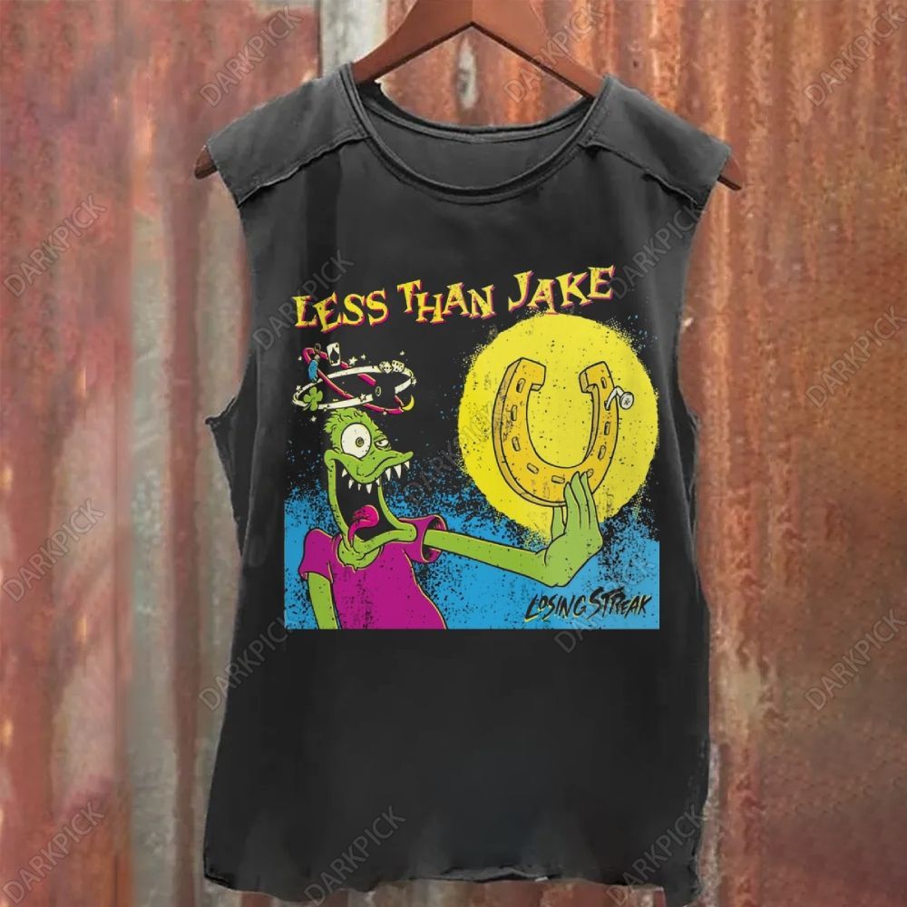 Less Than Jake Band Vintage Washed Tank Top