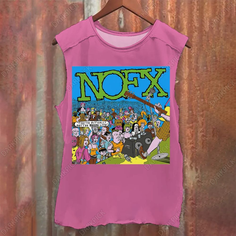 NOFX Band Vintage Washed Tank Top