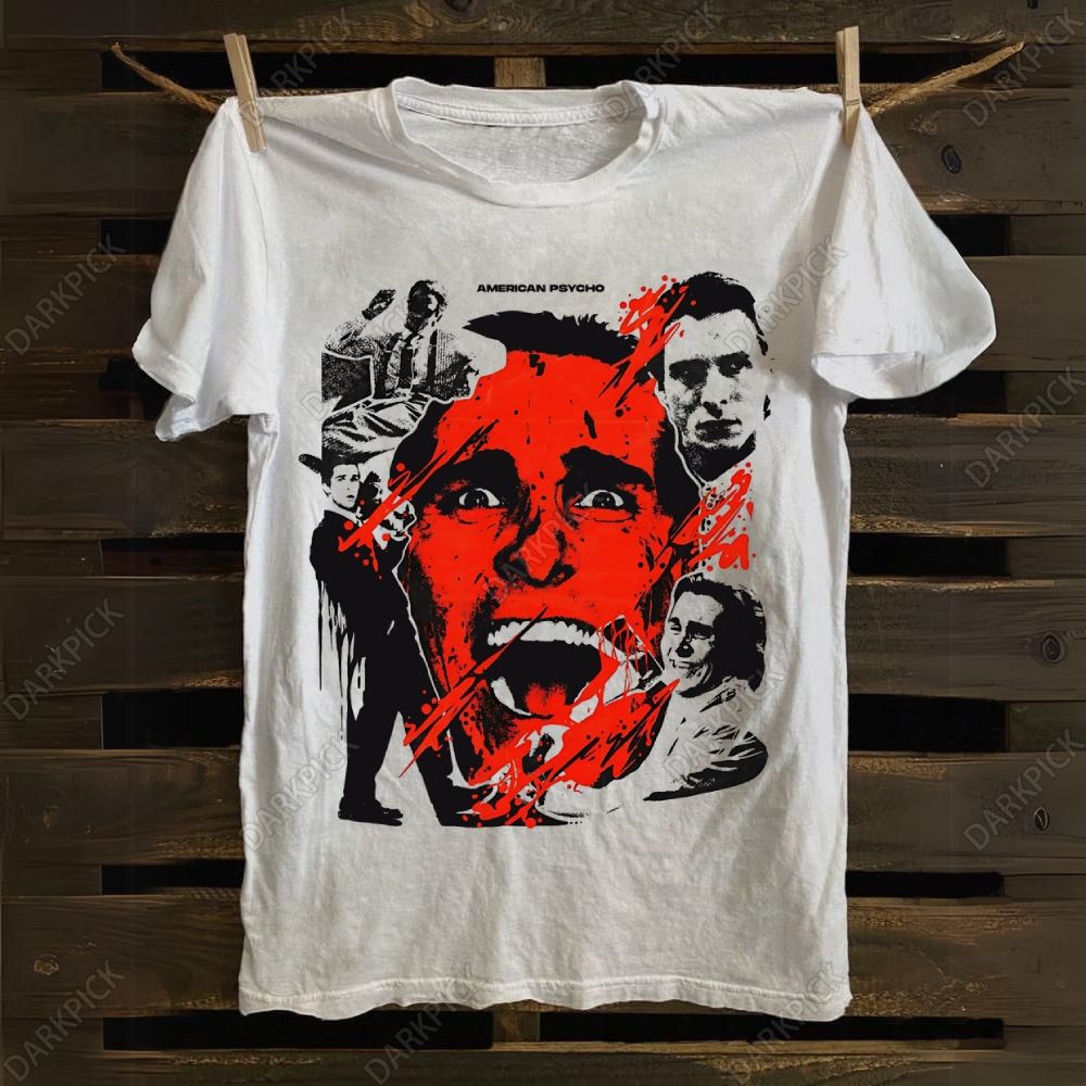 American Psycho Horror Movie Cotton T-shirt 