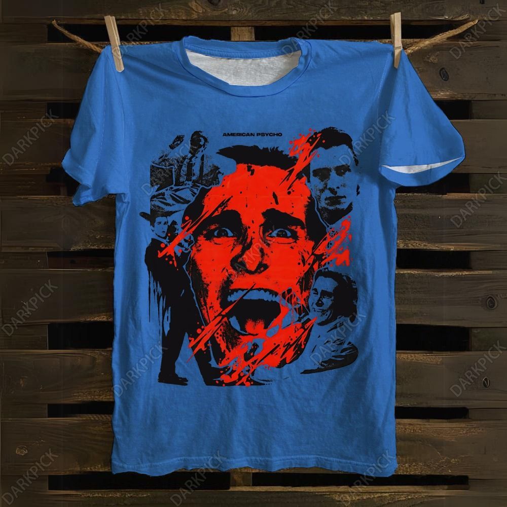 American Psycho Horror Movie Cotton T-shirt