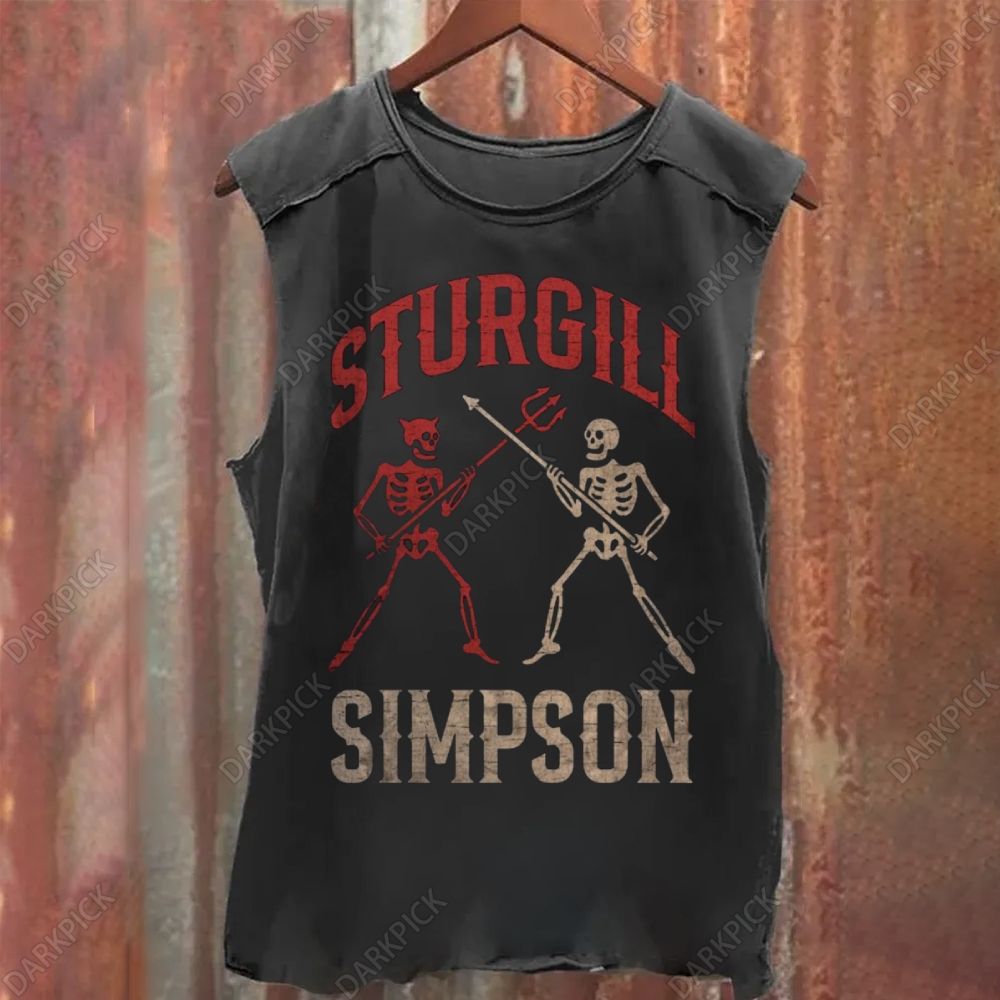 Sturgill Simpson Singer Vintage Washed Tank Top