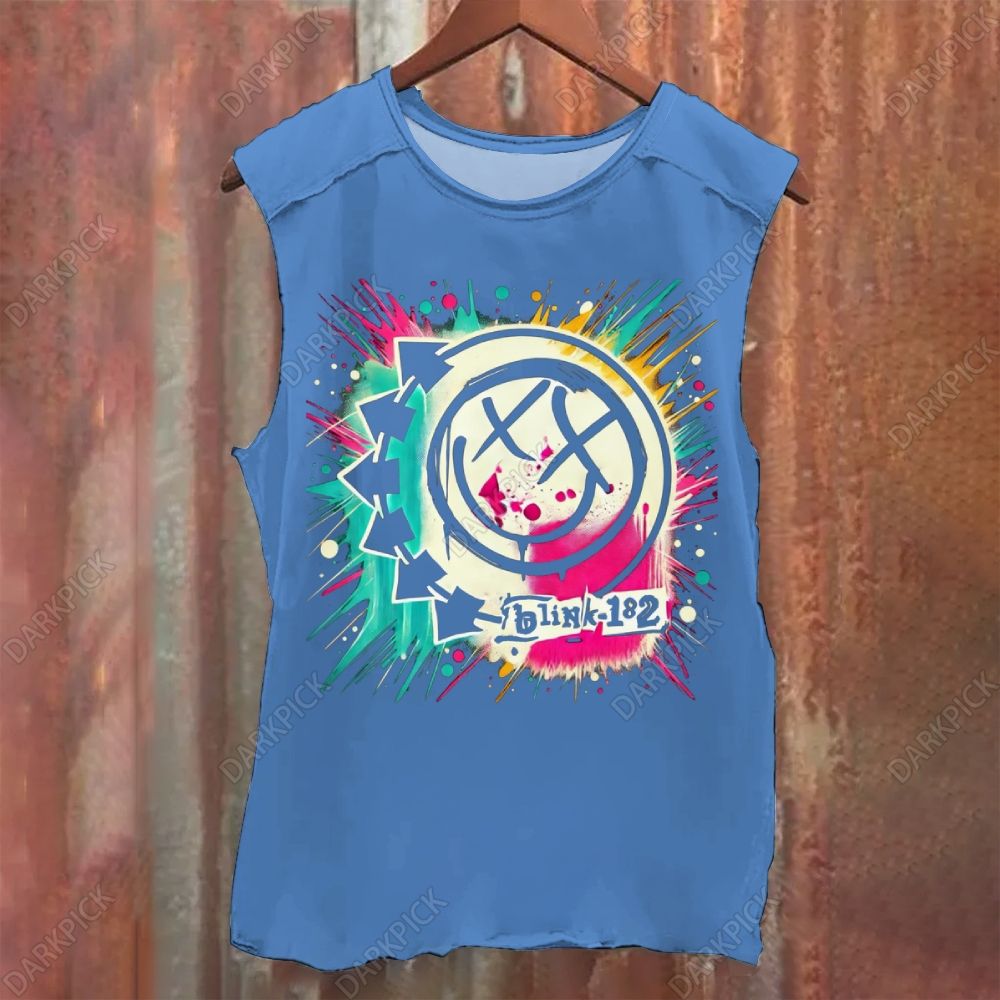 Blink 182 Band Vintage Washed Tank Top