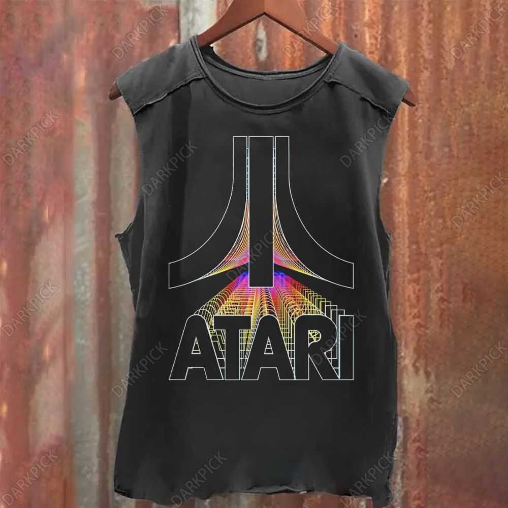 Atari Game Vintage Washed Tank Top