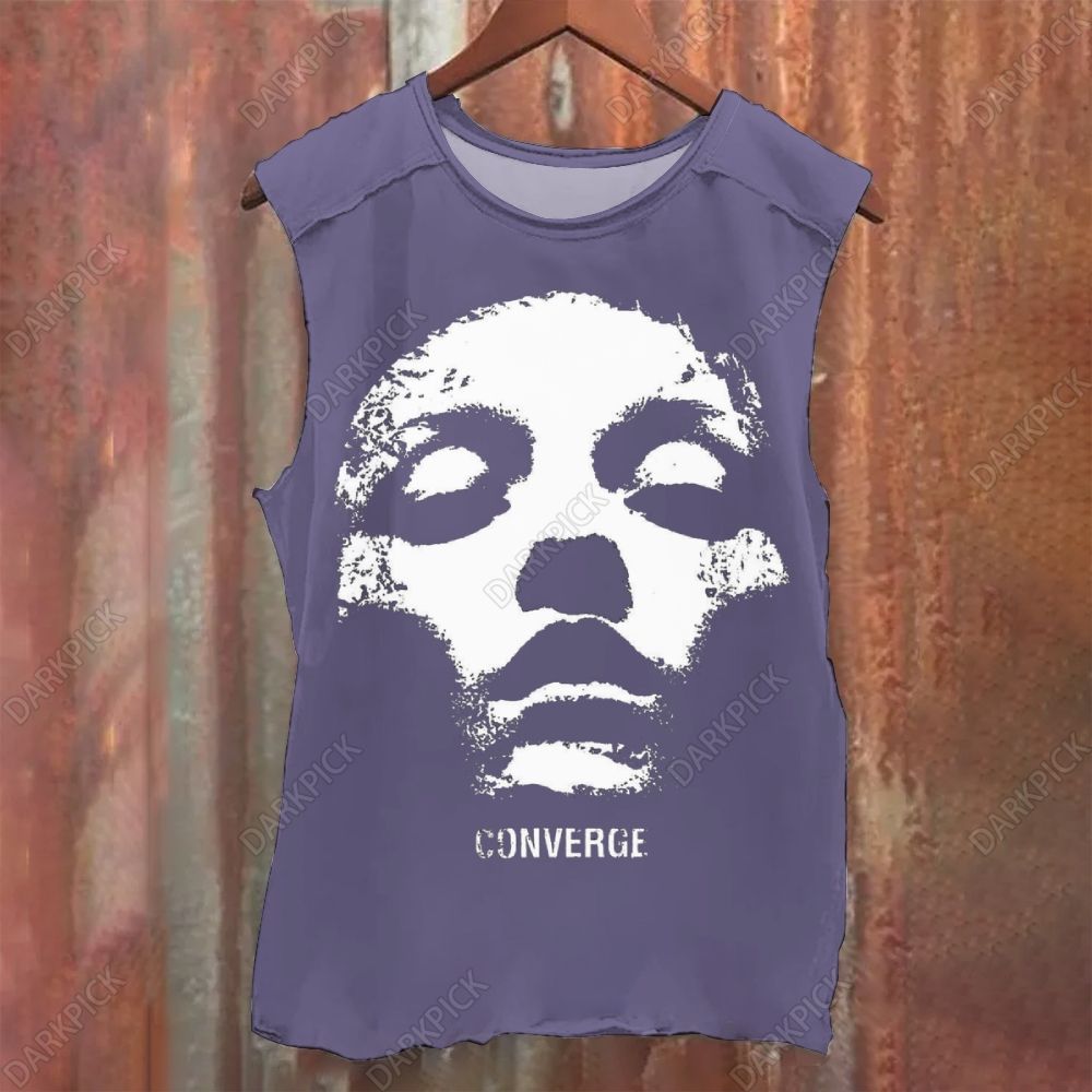 Vintage Washed Converge Band Tank Top