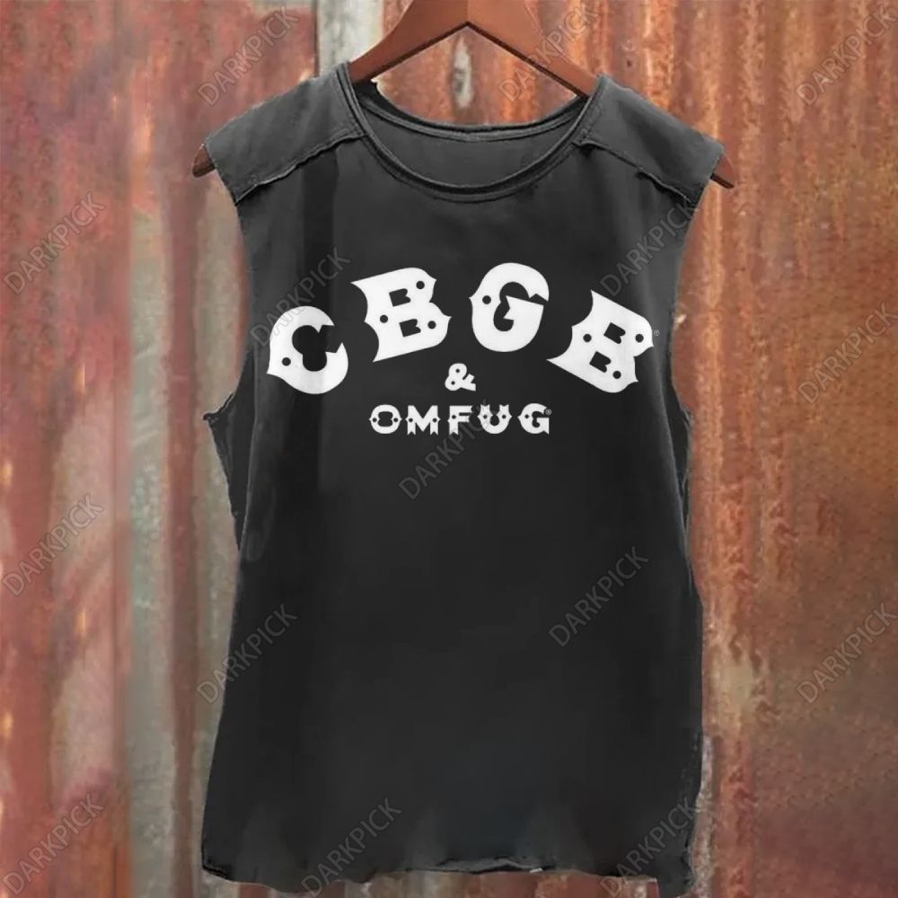 CBGB Punk Bar Vintage Washed Tank Top
