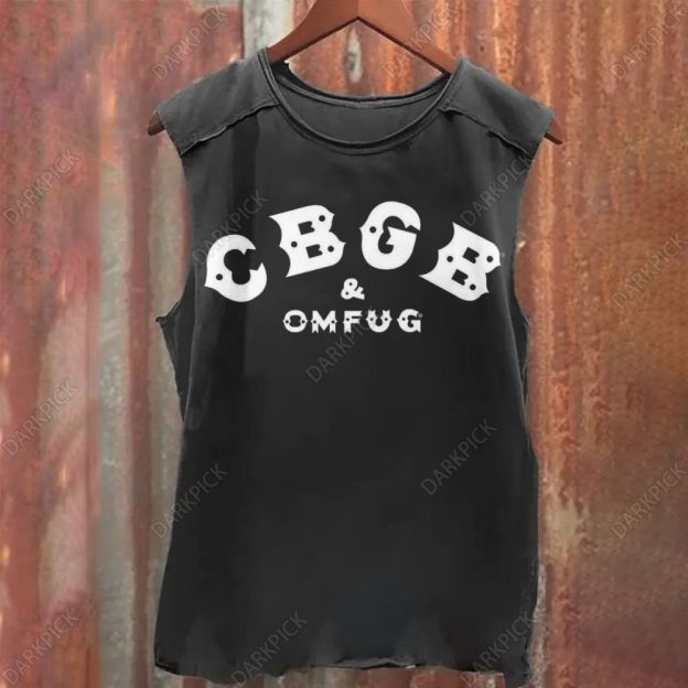 CBGB Punk Bar Vintage Washed Tank Top