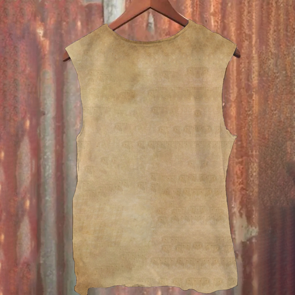 Casual Funny Poker Card Printed Tank Top