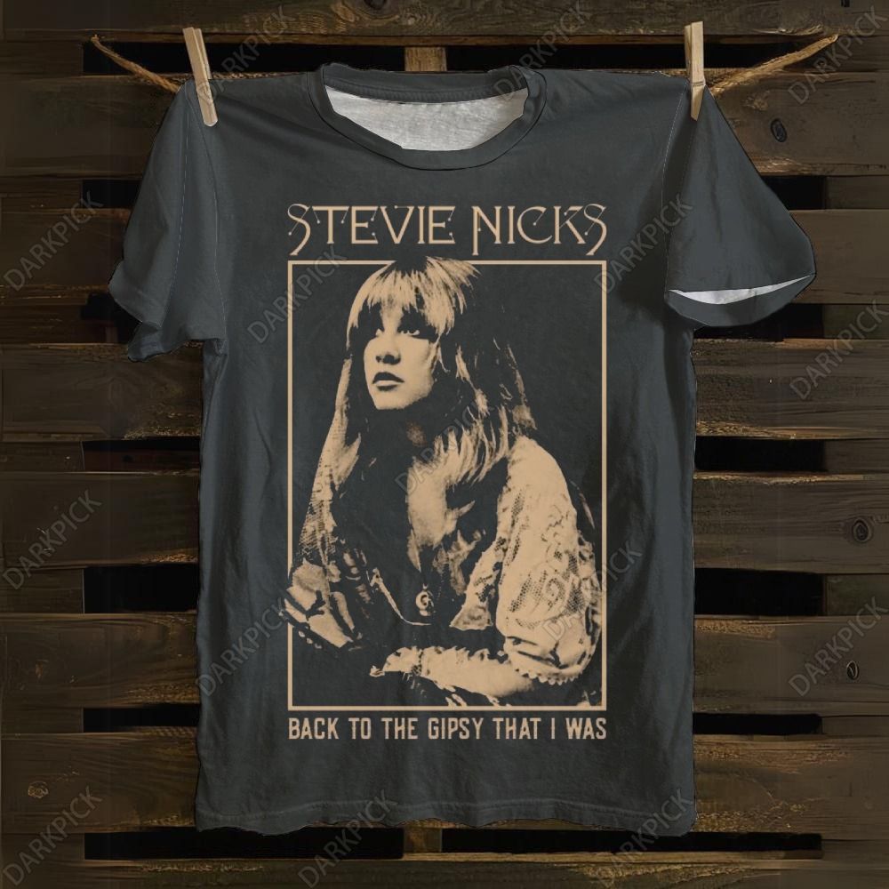 Stevie Nicks Singer Vintage Cotton T-shirt