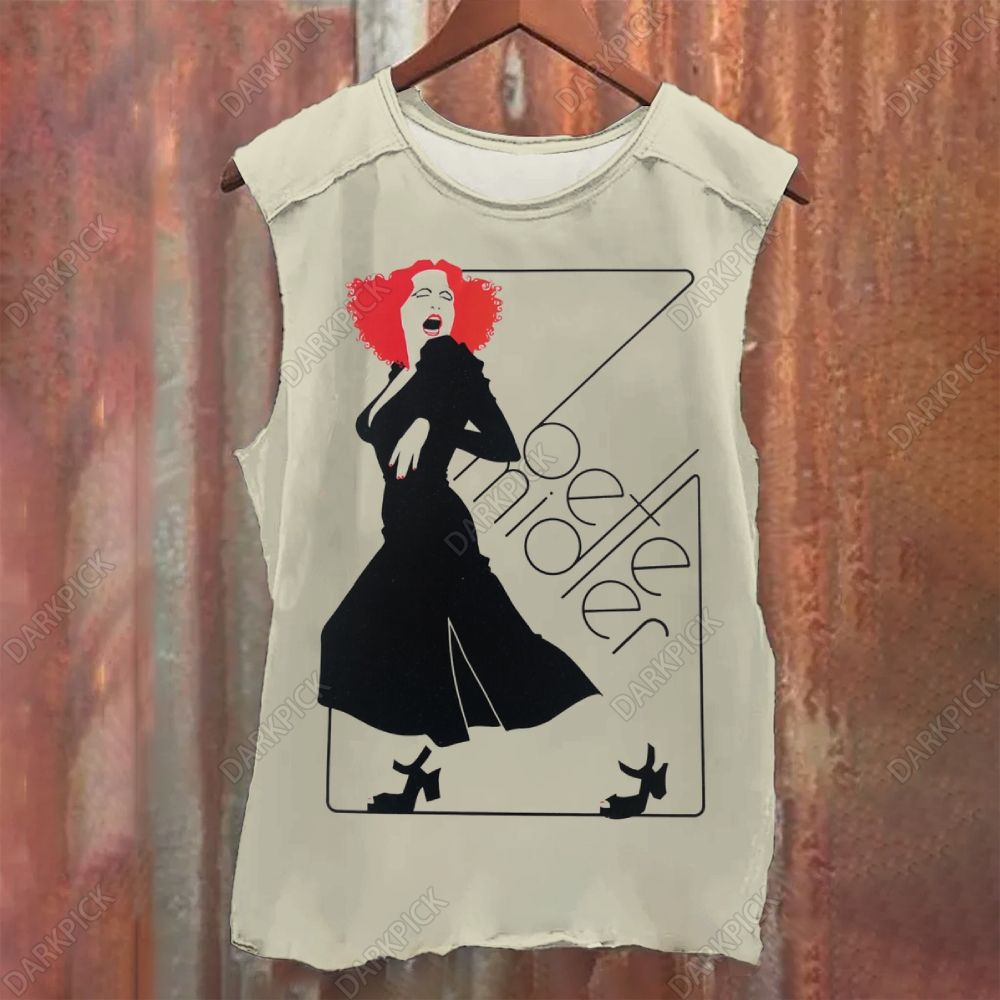 Bette Midler Singer Vintage Washed Tank Top