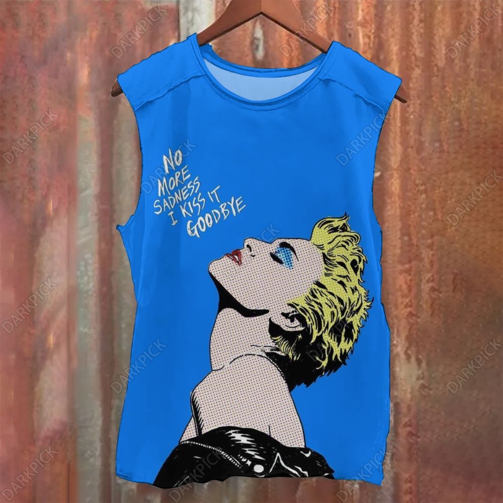 Listen to True Blue by Madonna Printed Tank Top
