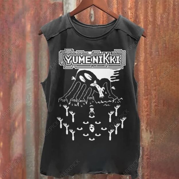 Yume Nikki Video Game Vintage Washed Tank Top