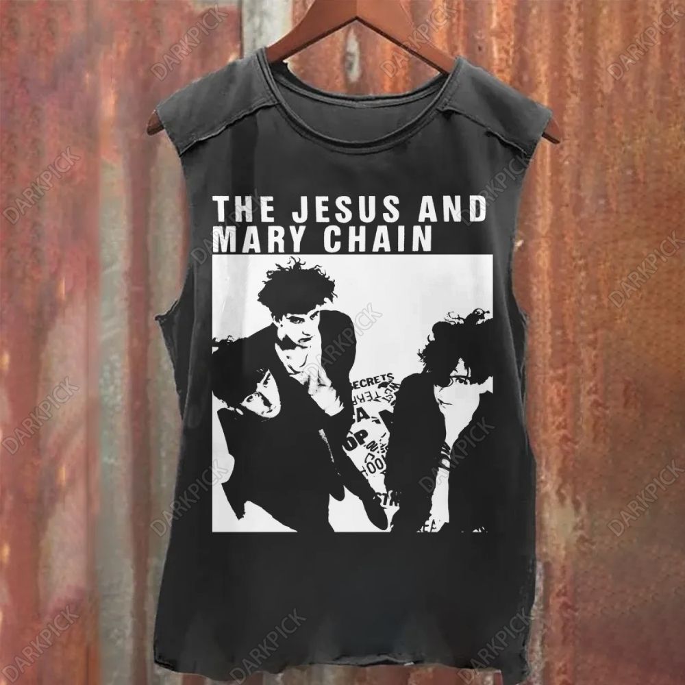 Vintage Washed The Jesus And Mary Chain Band Tank Top