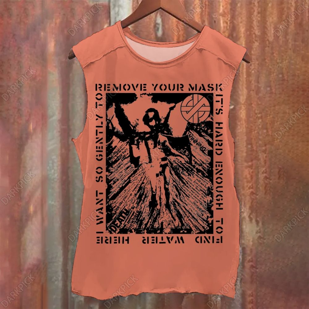 Crass Penis Envy Songs Vintage Washed Tank Top