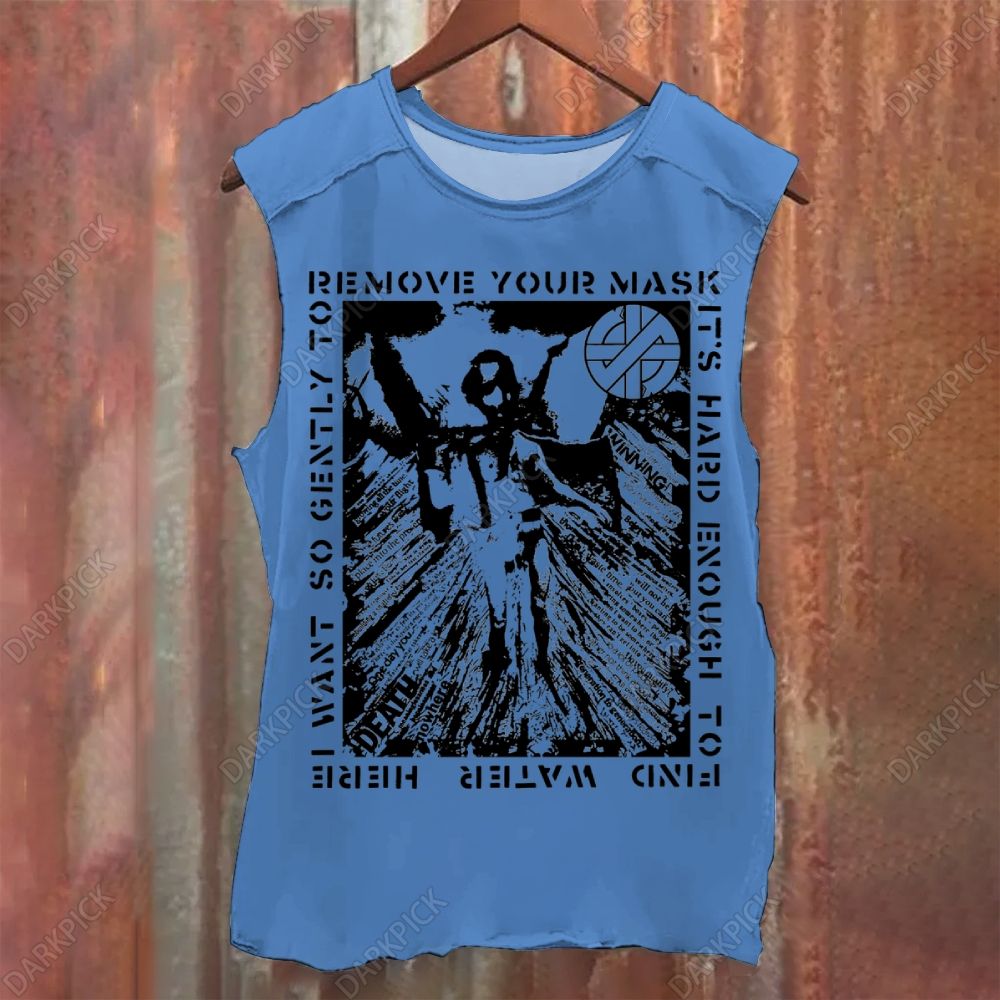 Crass Penis Envy Songs Vintage Washed Tank Top