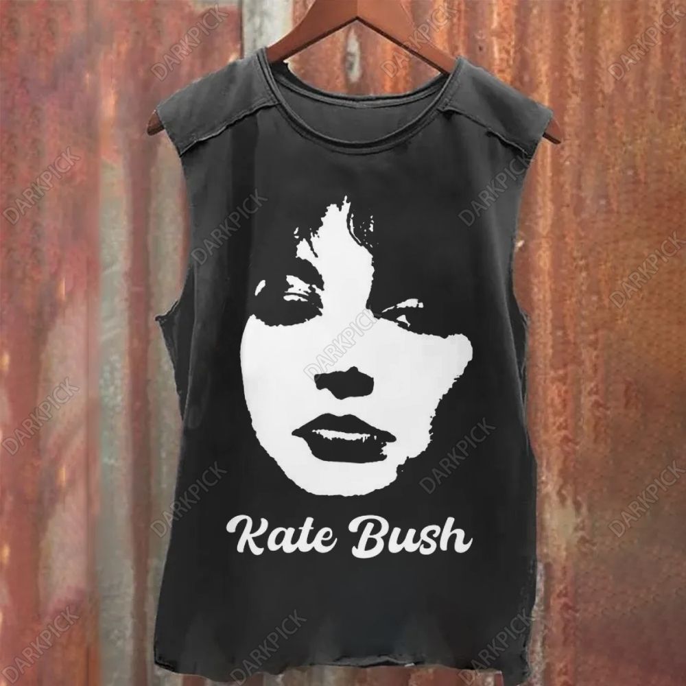 Kate Bush Singer Vintage Washed Tank Top