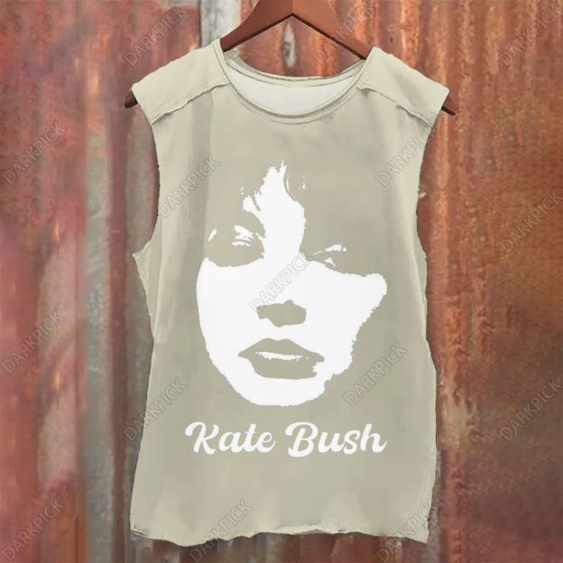 Kate Bush Singer Vintage Washed Tank Top