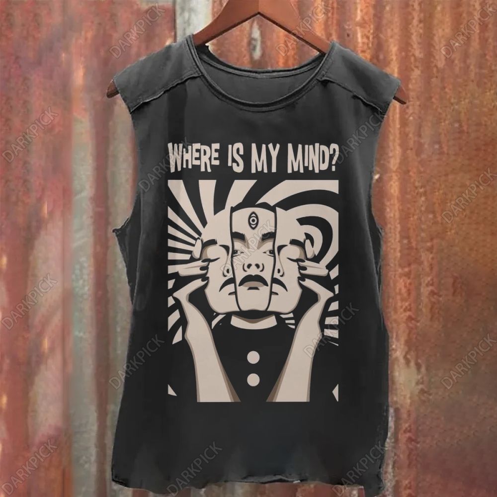 Vintage Washed Pixies Where Is My Mind Tank Top