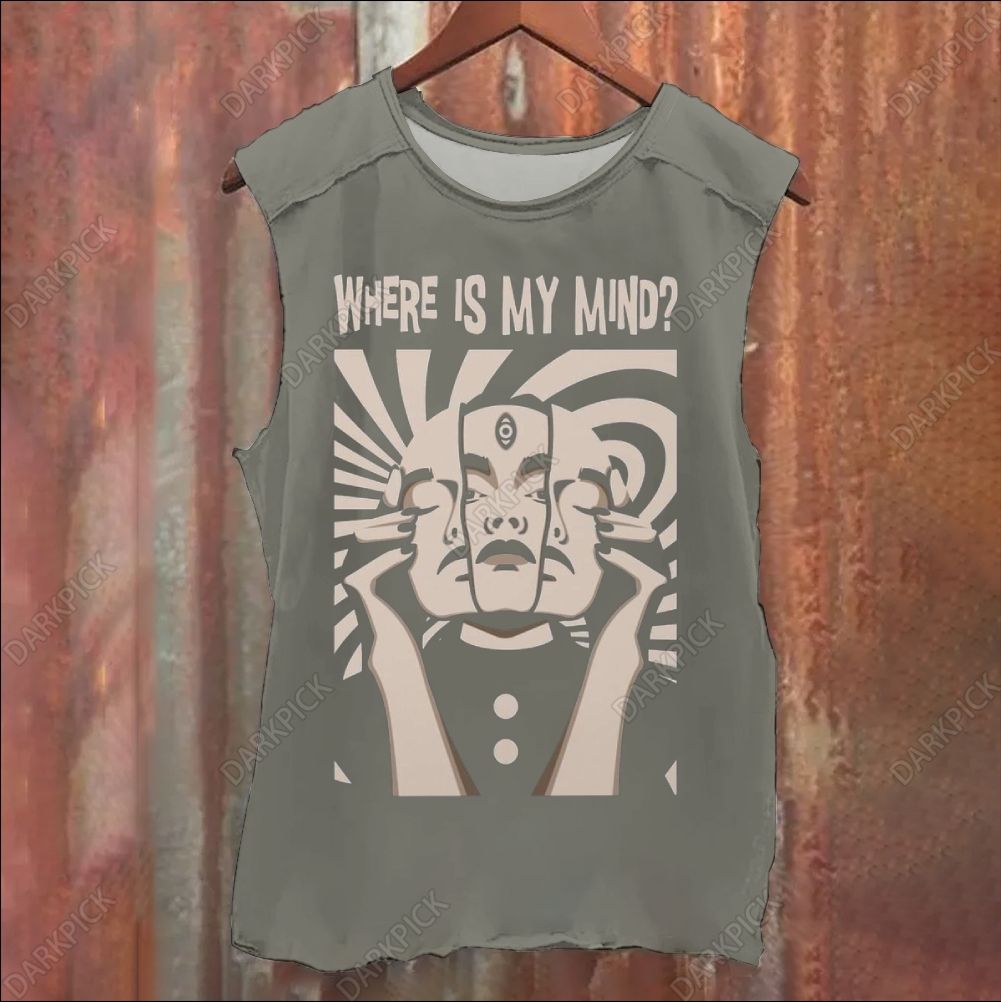 Vintage Washed Pixies Where Is My Mind Tank Top