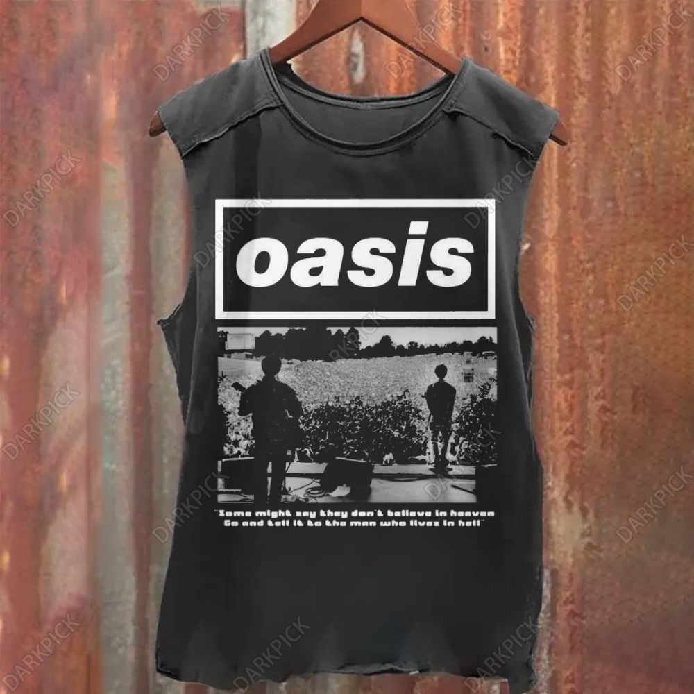 Vintage Washed Oasis Band Tank Top