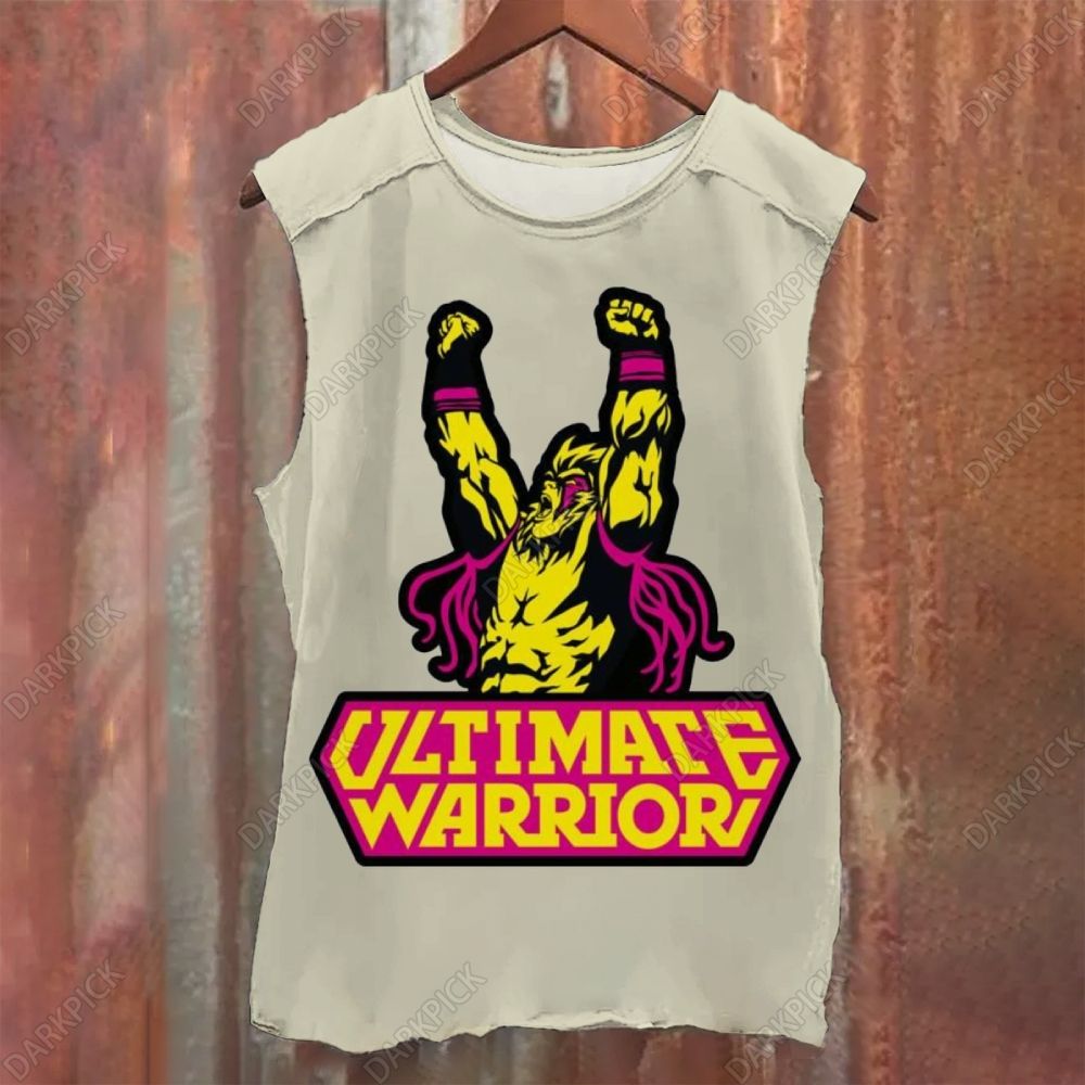 The Ultimate Warrior Wrestling Vintage Washed Tank Top