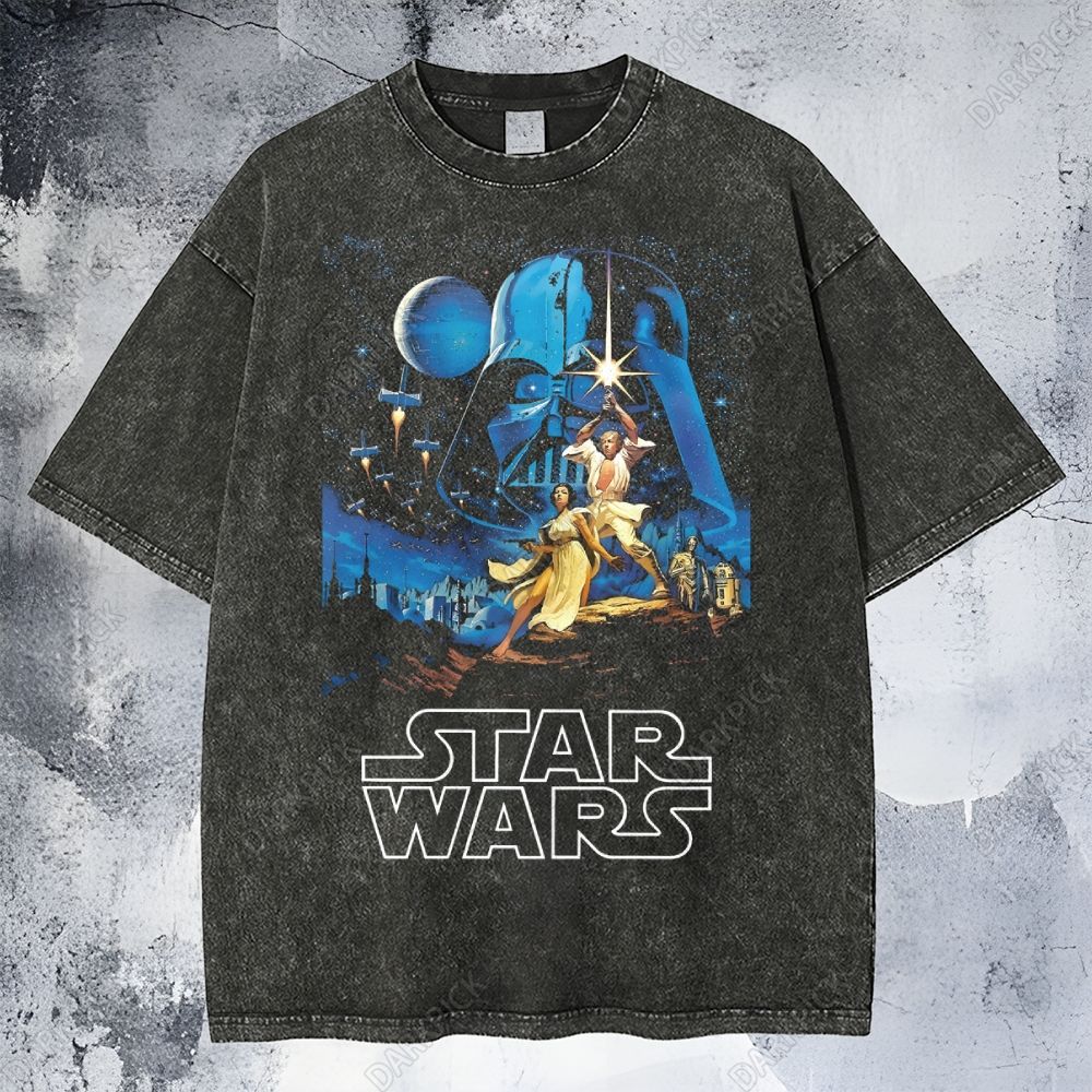 Star Wars Movie Washed T-Shirt