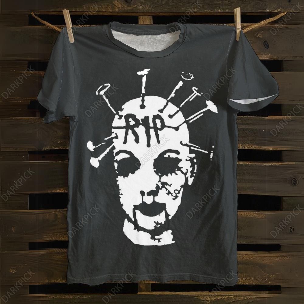 Cotton Alien Sex Fiend Band RIP T-shirt