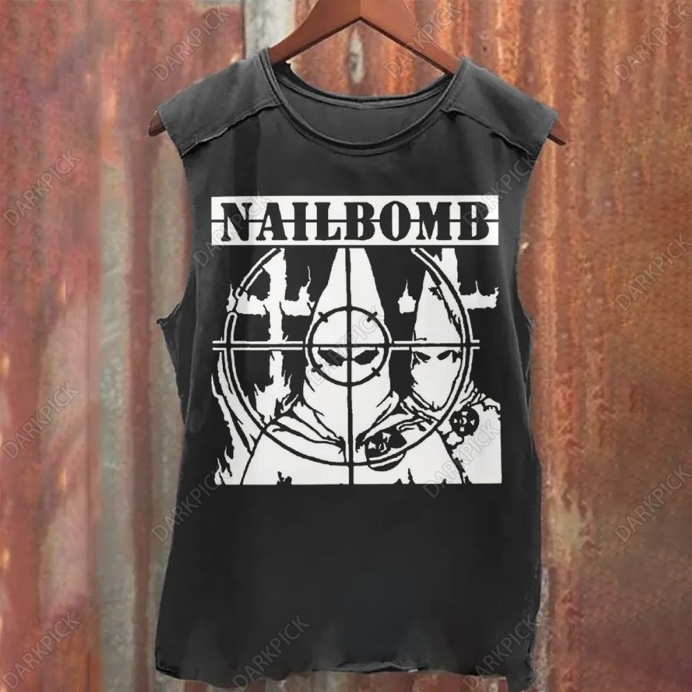 Nailbomb Band Klan Hunter Vintage Washed Tank Top