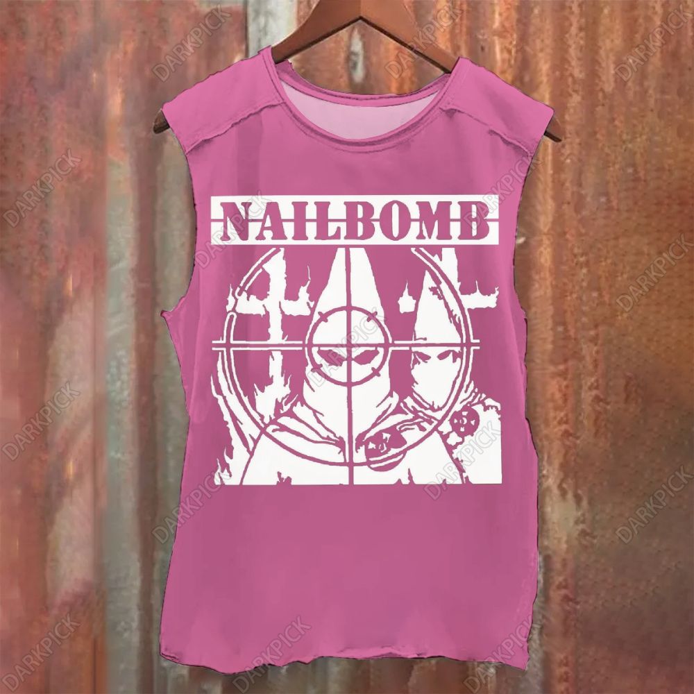 Nailbomb Band Klan Hunter Vintage Washed Tank Top