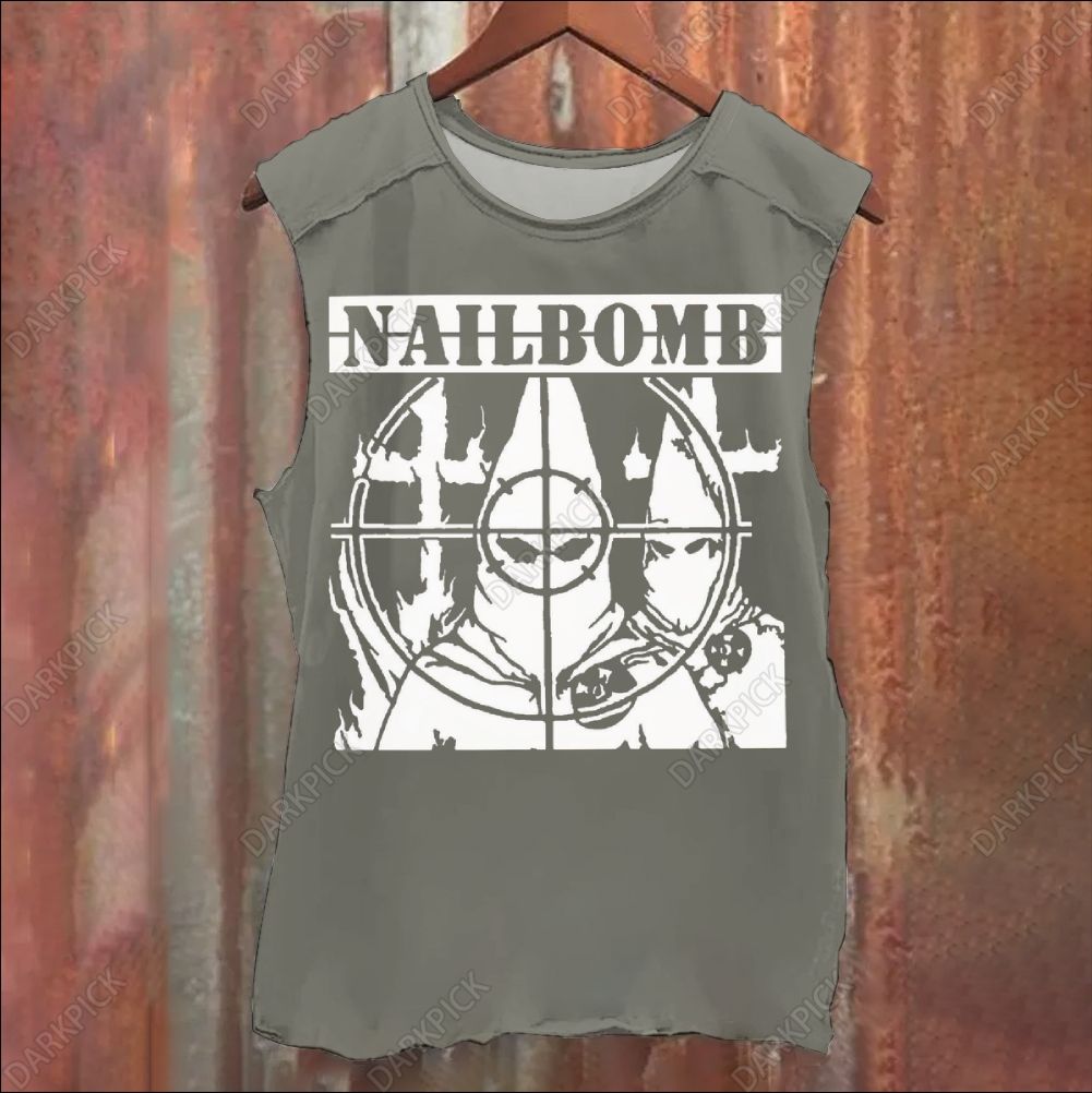 Nailbomb Band Klan Hunter Vintage Washed Tank Top