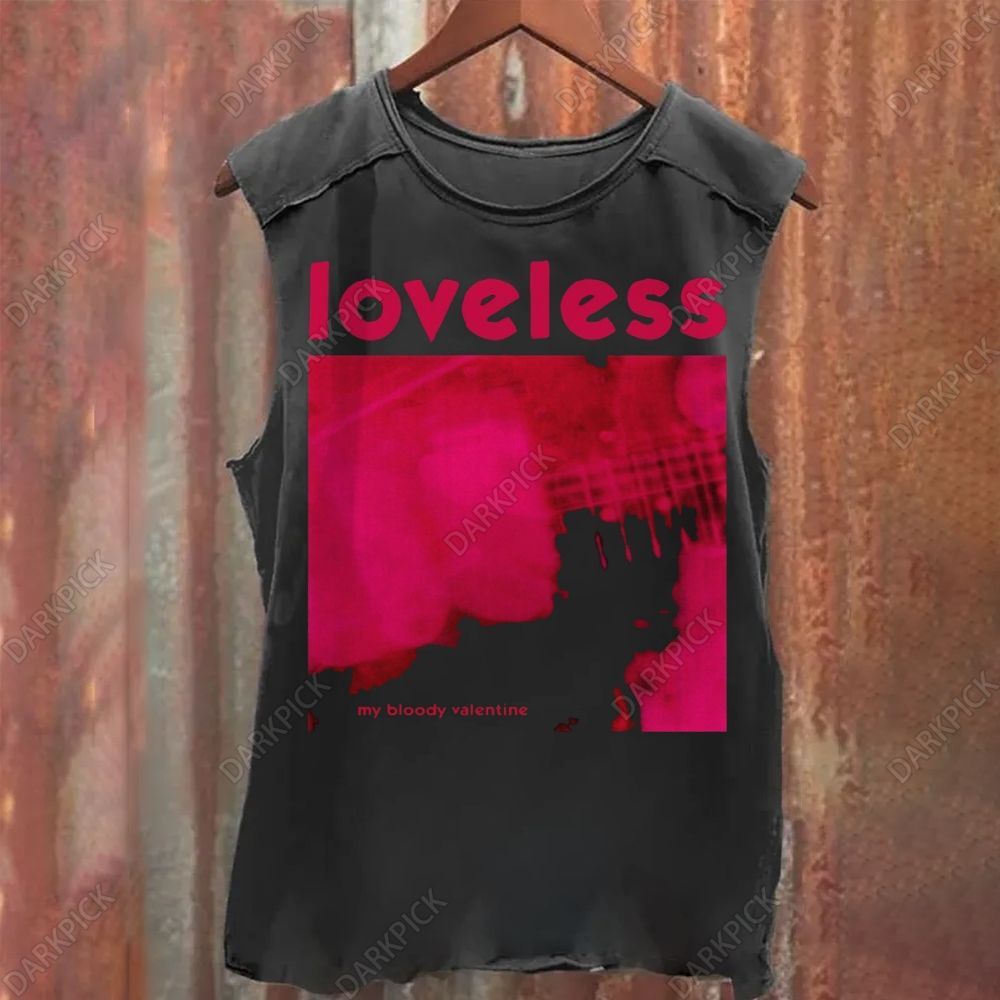 Vintage Washed My Bloody Valentine Band Loveless Tank Top