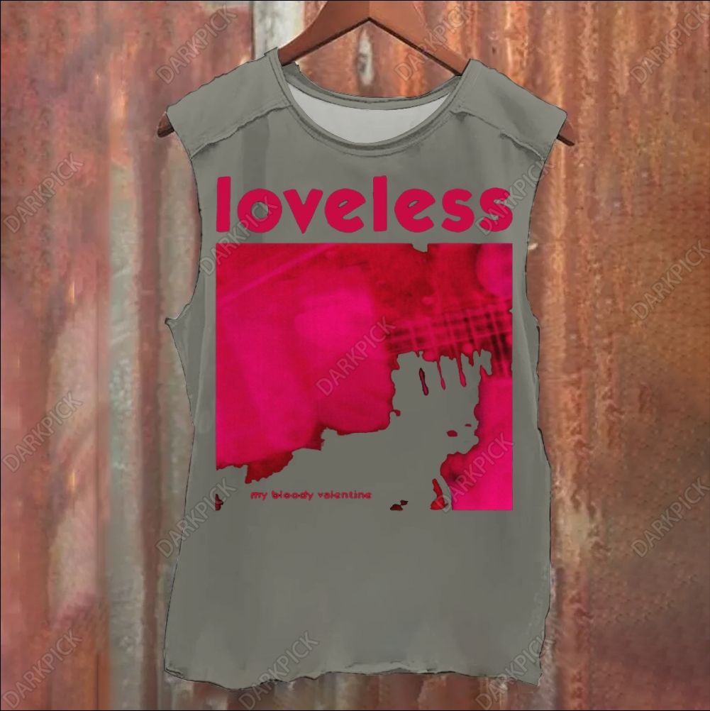 Vintage Washed My Bloody Valentine Band Loveless Tank Top