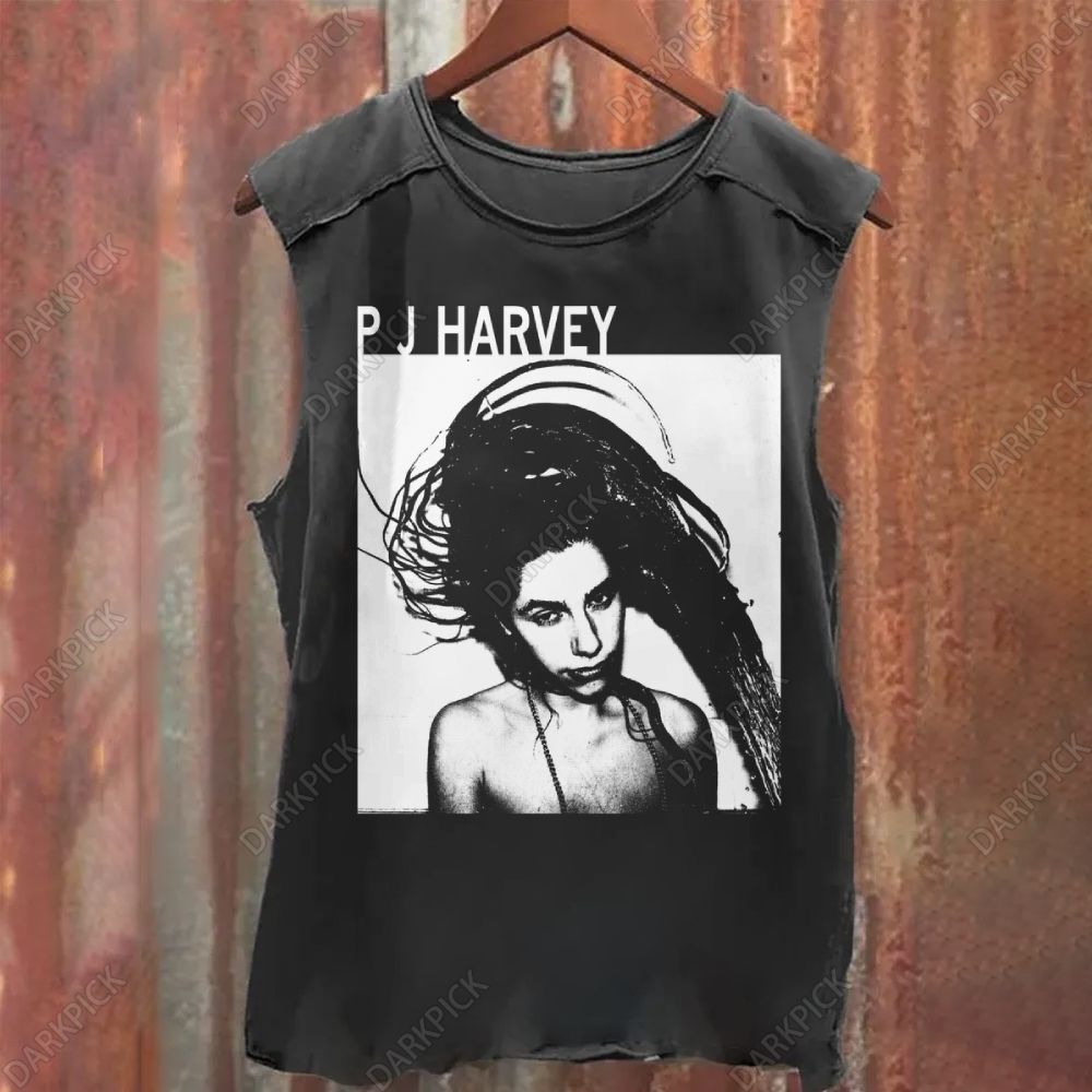 Vintage Washed  PJ Harvey Singer Tank Top