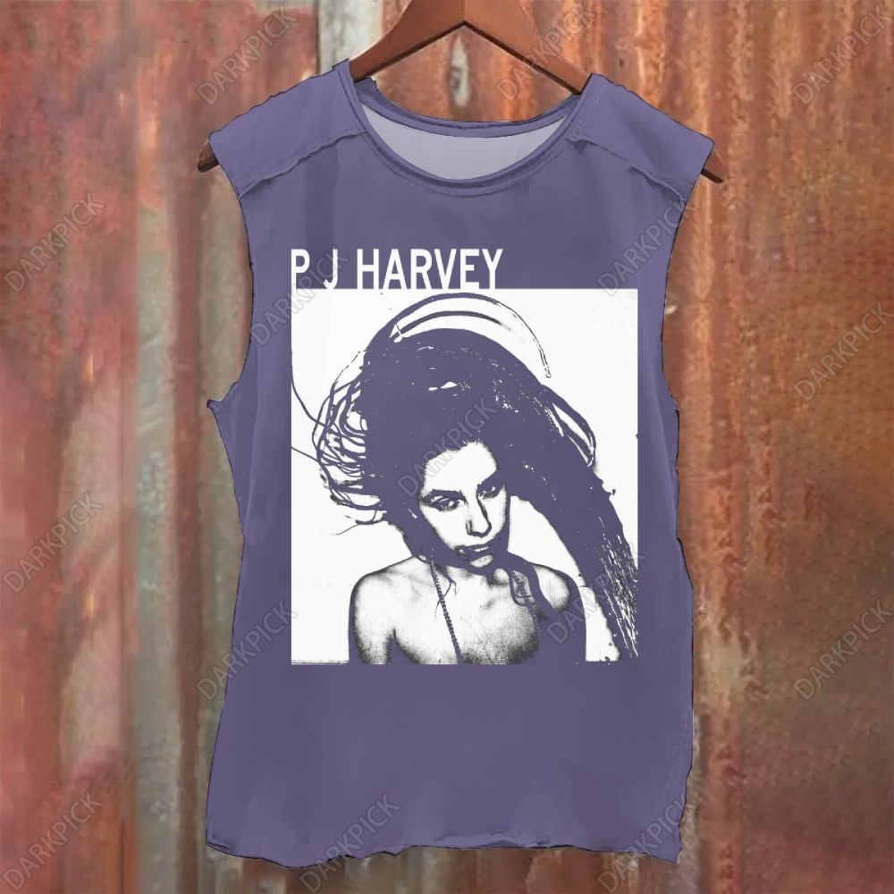 Vintage Washed  PJ Harvey Singer Tank Top