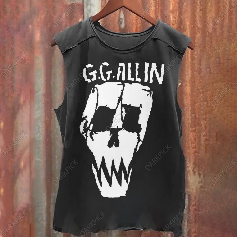 Vintage Washed GG Allin Band Gimmie Some Head Tank Top
