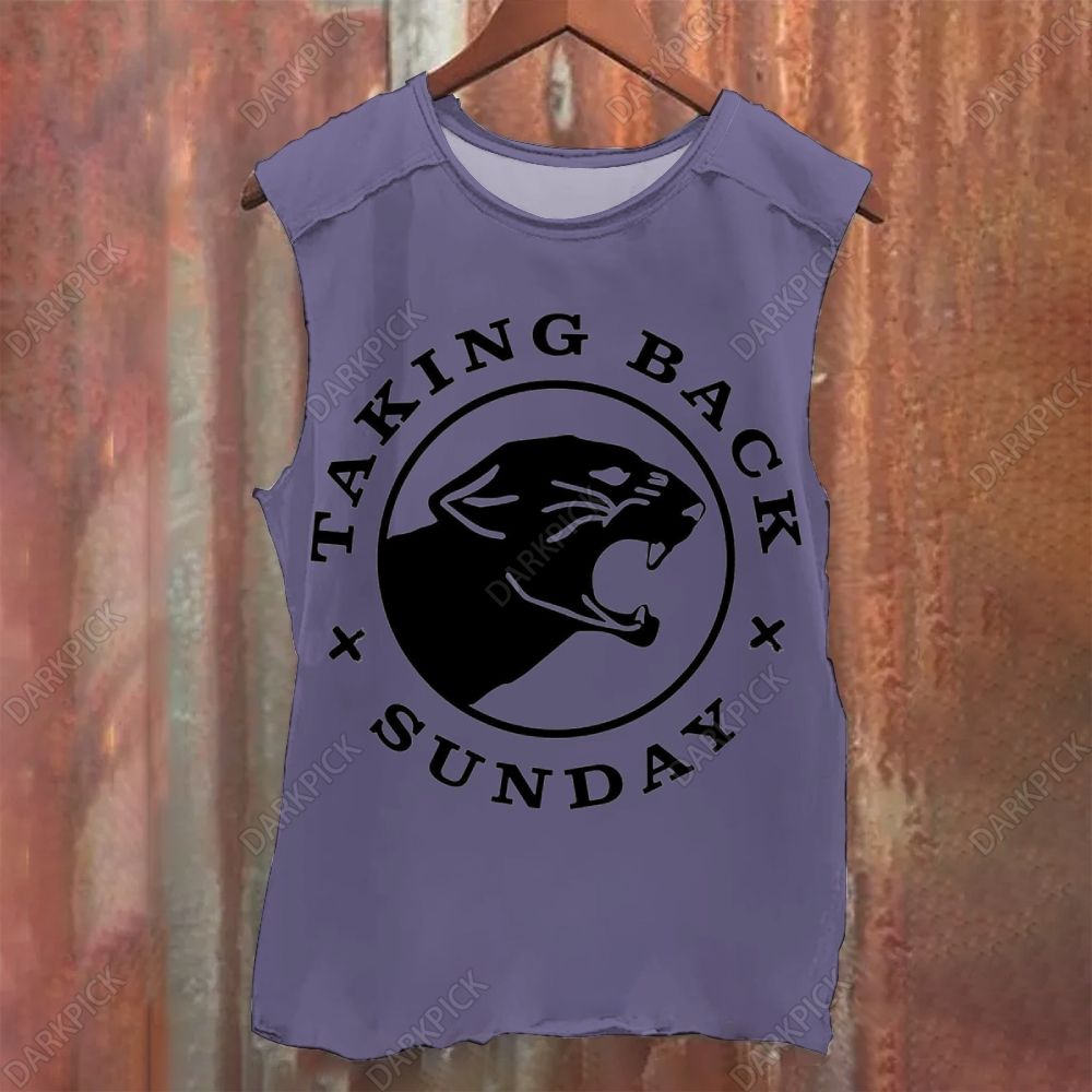 Vintage Washed Taking Back Sunday Band Tank Top