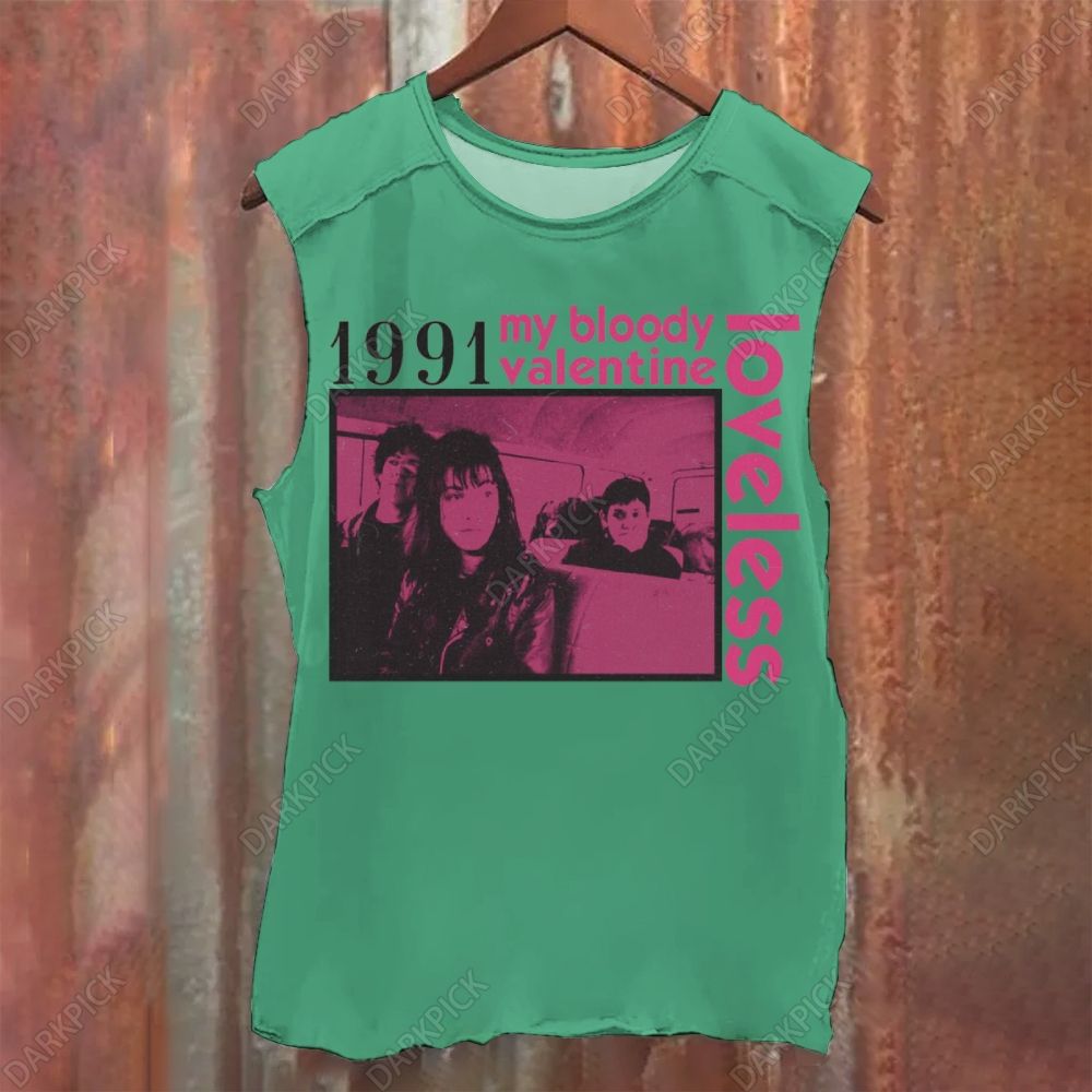 My Bloody Valentine Band Loveless Vintage Washed Tank Top