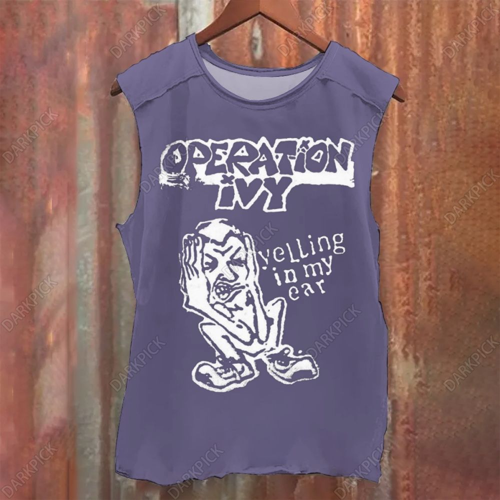 Operation Ivy Rock Band Vintage Washed Tank Top