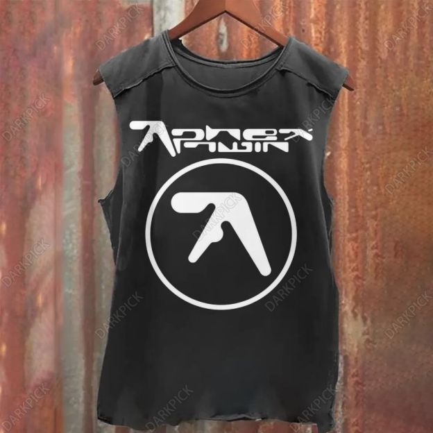 Vintage Washed  Aphex Twin Musicians Tank Top