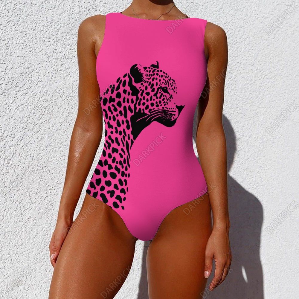 Leopard Animal Prints One-Piece Swimsuit