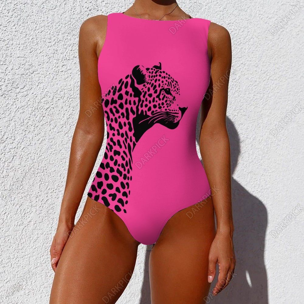 Leopard Animal Prints One-Piece Swimsuit