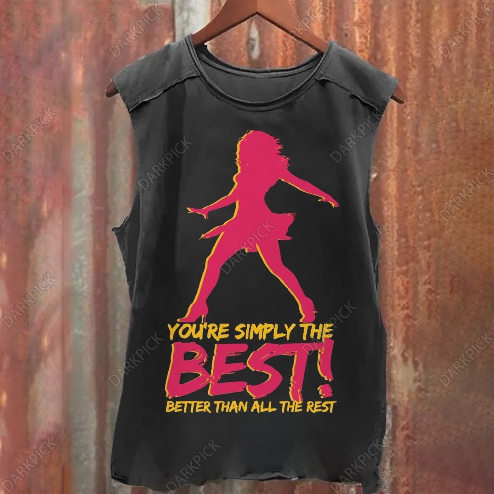 Vintage Washed Tina Turner Singer The Best Tank Top