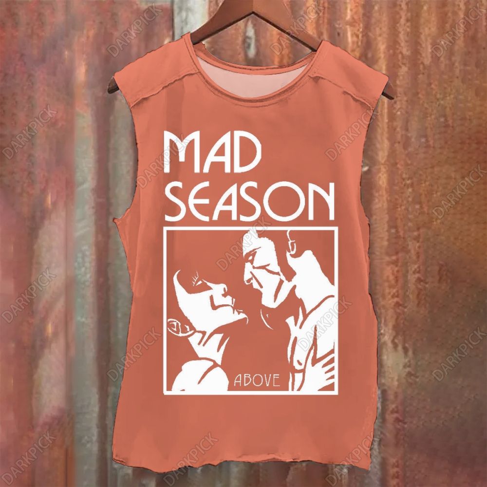 Vintage Washed Mad Season Band Tank Top