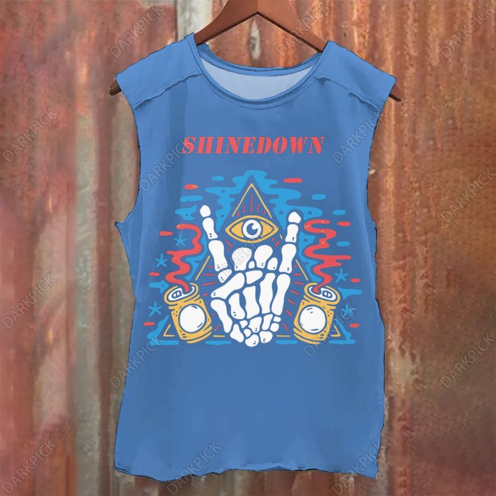 Shinedown Band Vintage Washed Tank Top