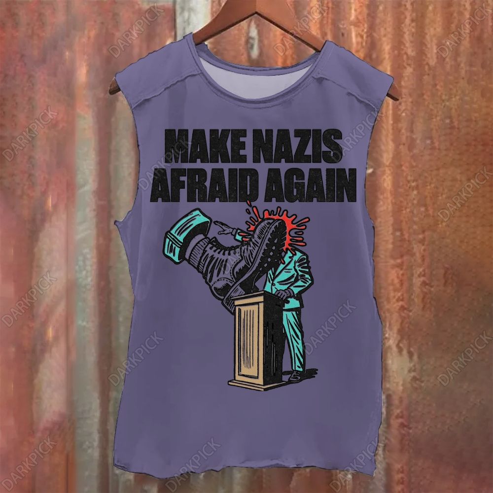 Vintage Washed Make Nazis Afraid Again Tank Top