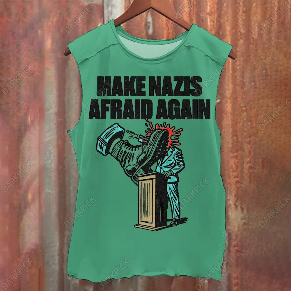 Vintage Washed Make Nazis Afraid Again Tank Top