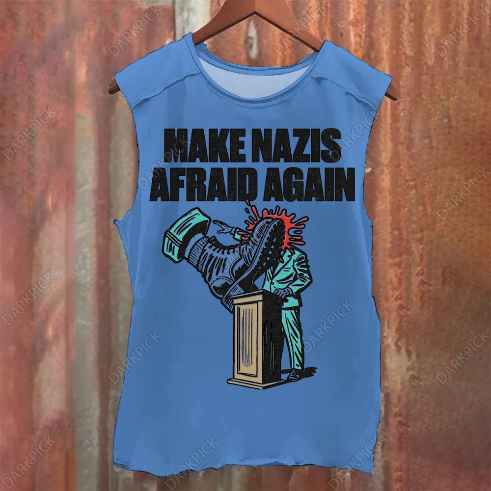 Vintage Washed Make Nazis Afraid Again Tank Top