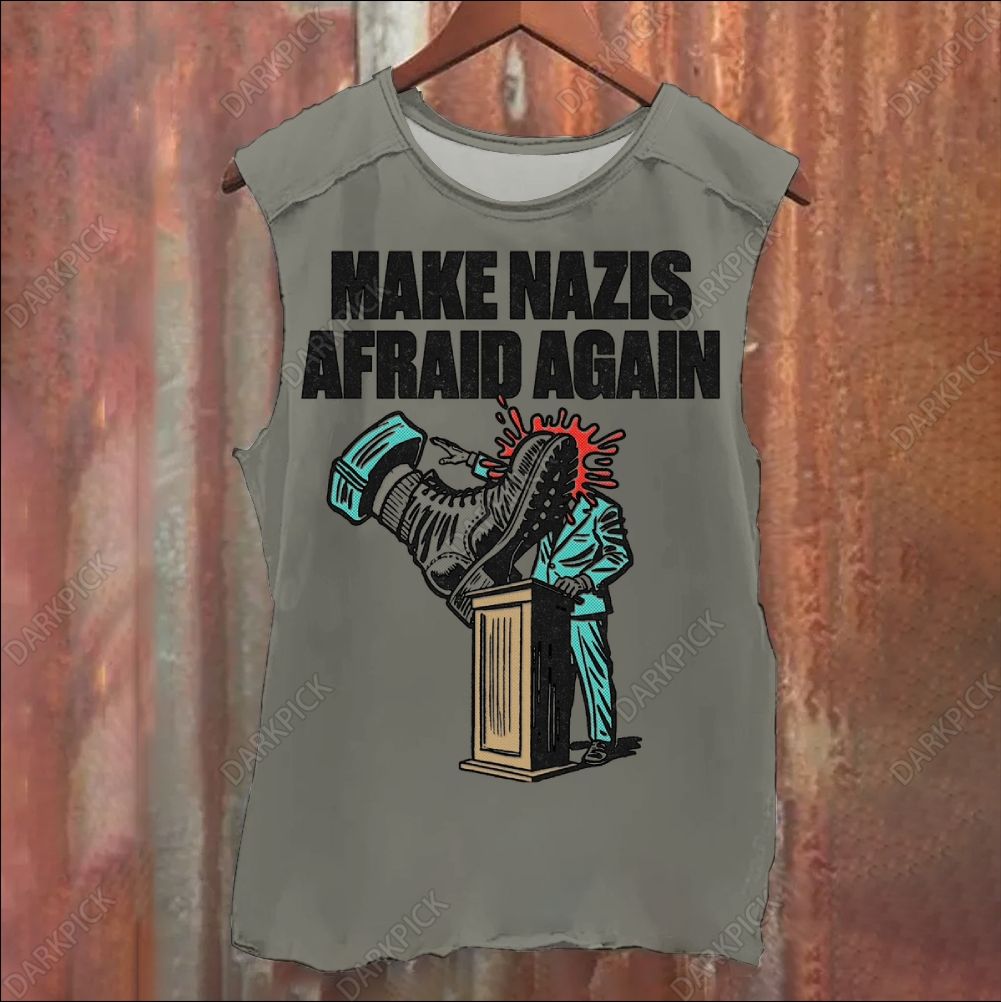 Vintage Washed Make Nazis Afraid Again Tank Top