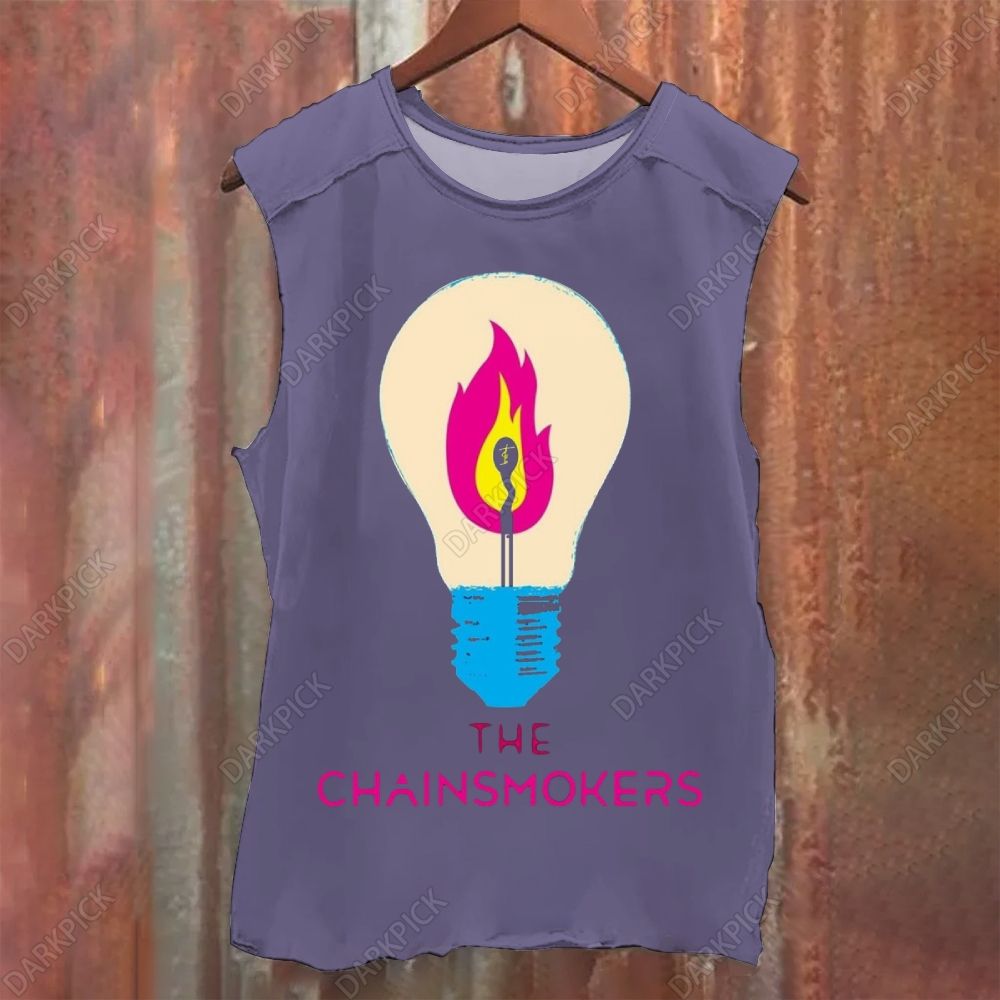 Vintage Washed The Chainsmokers Band Tank Top